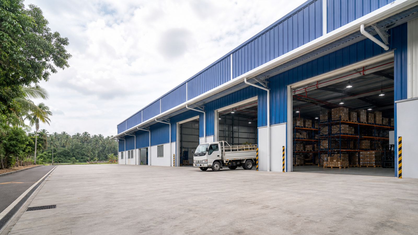 Pre Fab Warehouses by Nazcon Construction in Andaman